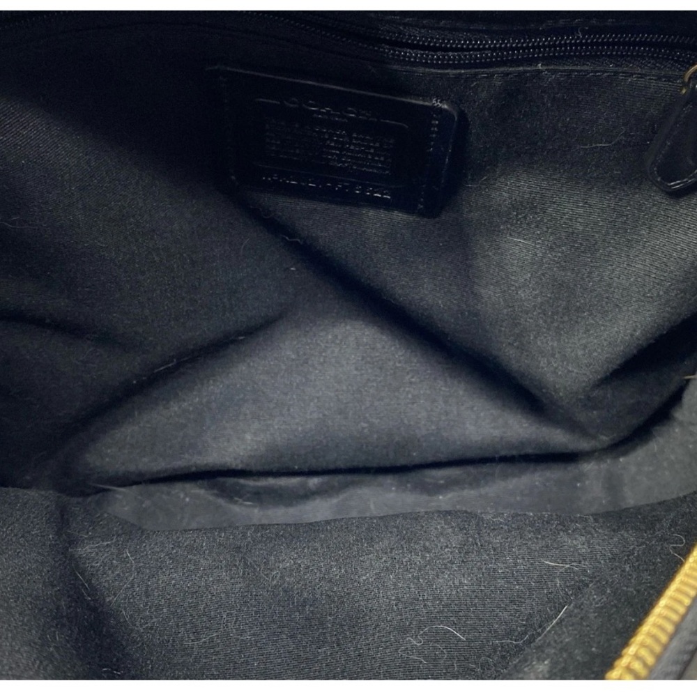 COACH Jordyn Backpack in Black with Signature C on the side EUC - Picture 7 of 9